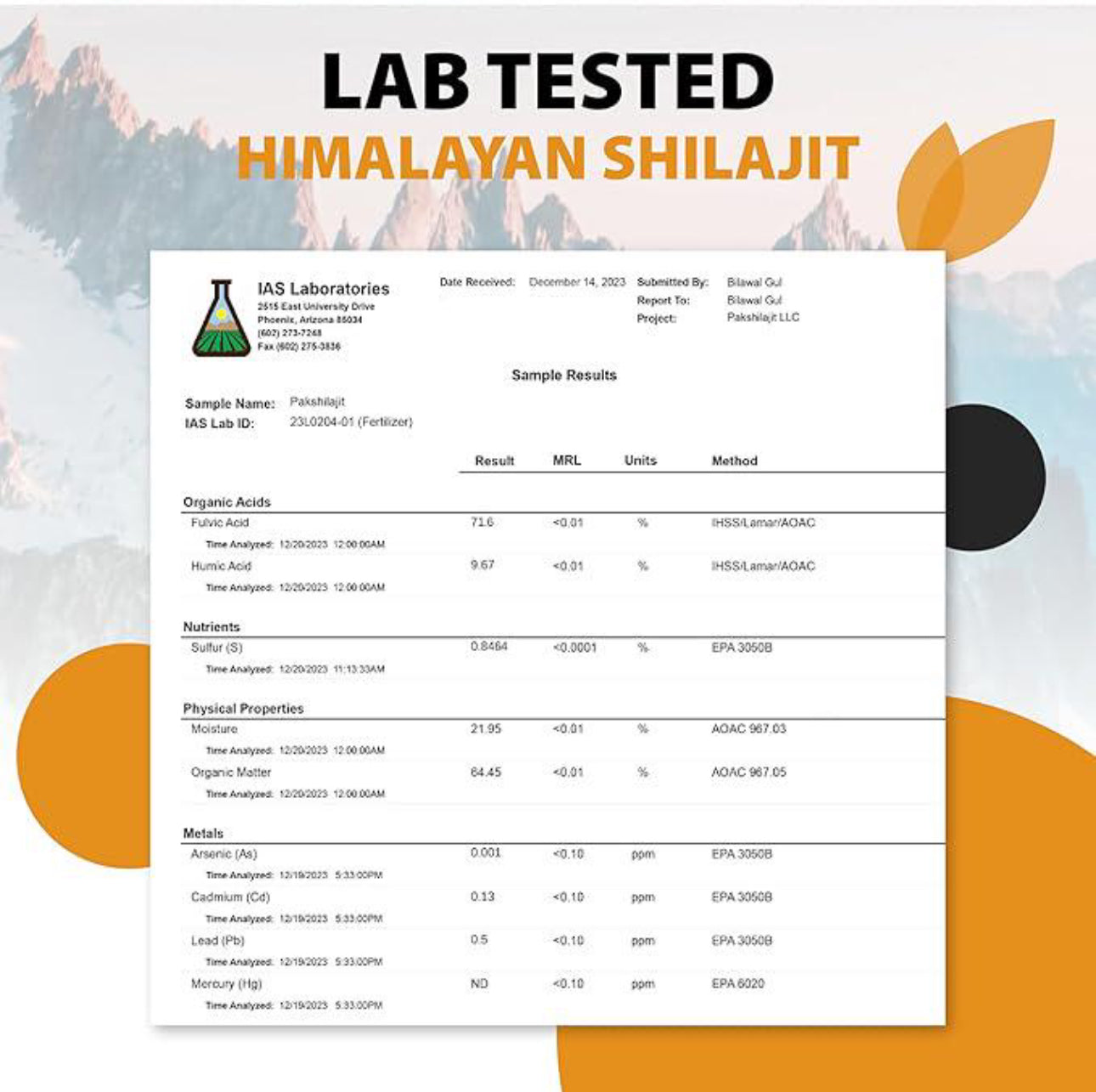 Himalayan Shilajit(3oz)